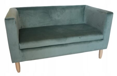Sofa Kanapa Victor 120 cm - plusz - turkusowy